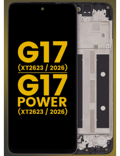 DISPLAY MOTO G17 / MOTO G17 POWER ORIGINAL CON MARCO