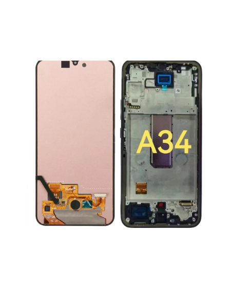 DISPLAY SAMSUNG A34 ORIGINAL CON MARCO