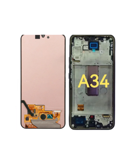 DISPLAY SAMSUNG A34 ORIGINAL CON MARCO