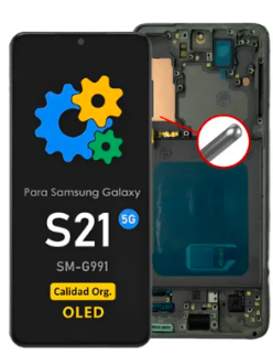 DISPLAY SAMSUNG S21 OLED CON MARCO