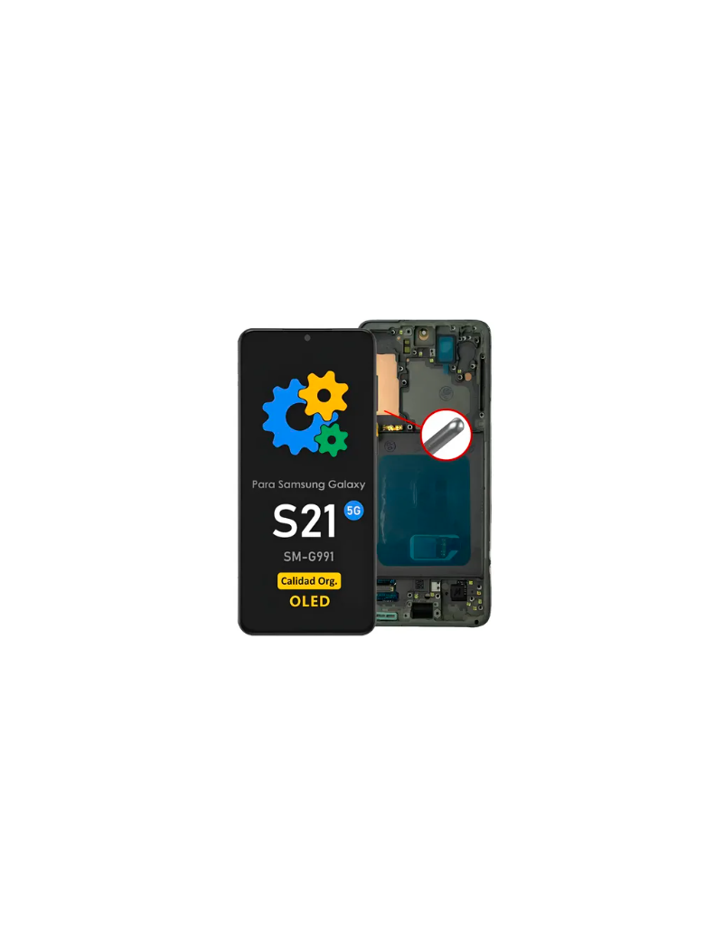 DISPLAY SAMSUNG S21 OLED CON MARCO