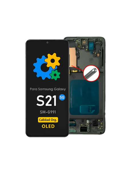 DISPLAY SAMSUNG S21 OLED CON MARCO