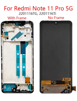 DISPLAY XIAOMI REDMI NOTE 11 PRO ORIGINAL CON MARCO