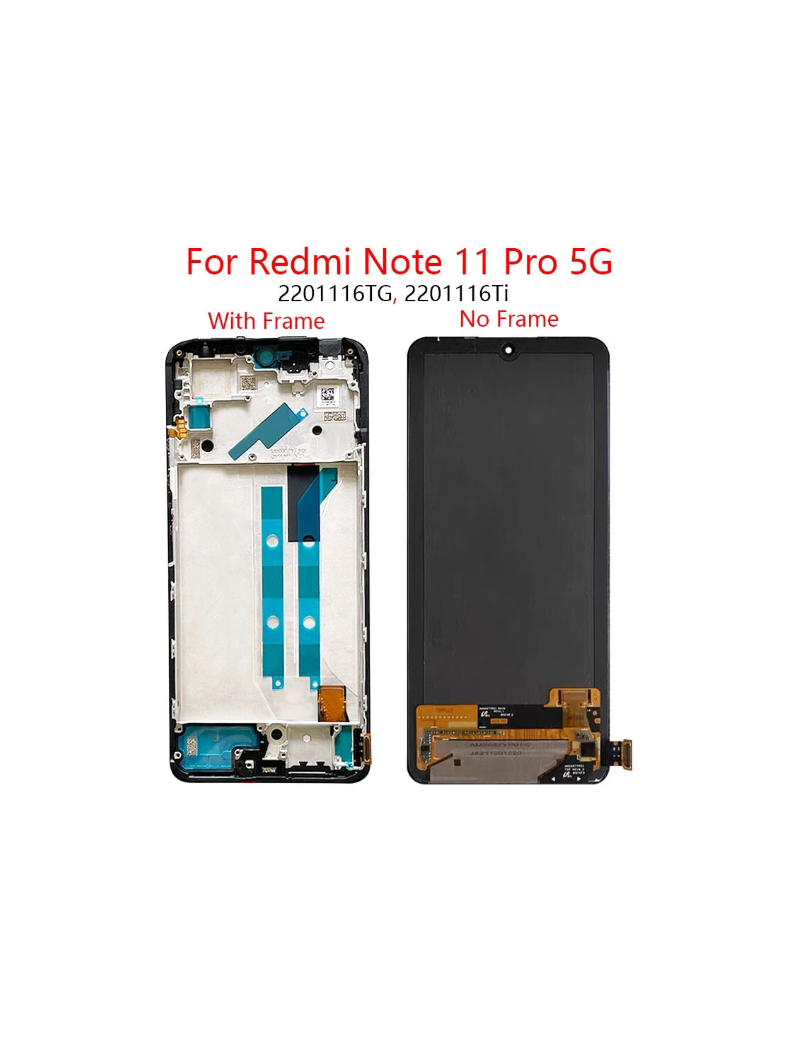 DISPLAY XIAOMI REDMI NOTE 11 PRO ORIGINAL CON MARCO