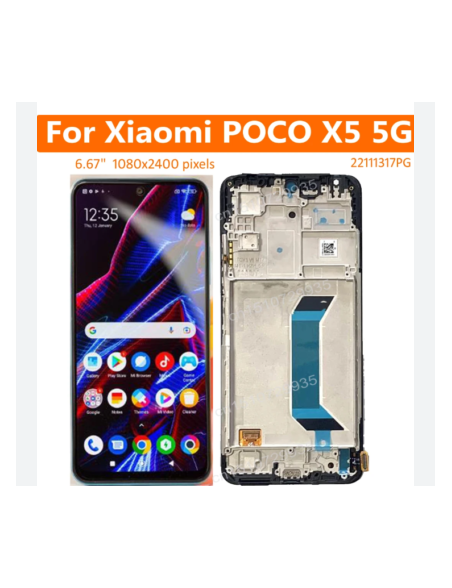 DISPLAY POCO X5 OLED CON MARCO