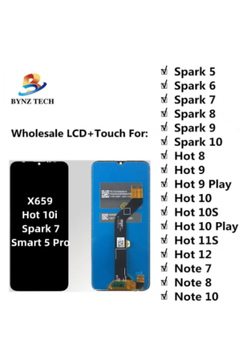 DISPLAY TECNO SPARK 30C / SPARK GO 1 / SPARK 30 5G / INFINIX HOT 50 5G / HOT 50I / SMART 9 / V70 LITE / V70 VITA / V70 / NUBIA M