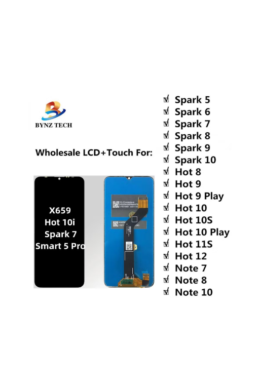 DISPLAY TECNO SPARK 30C / SPARK GO 1 / SPARK 30 5G / INFINIX HOT 50 5G / HOT 50I / SMART 9 / V70 LITE / V70 VITA / V70 / NUBIA M