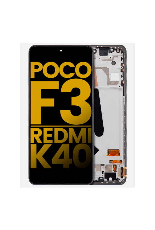 DISPLAY POCO F3 / POCO F3 PRO/ REDMI K40 / REDMI K40 PRO / BLACK SHARK 4 ORIGINAL CON MARCO