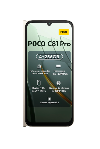DISPLAY POCO C81 ORIGINAL CON MARCO