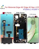DISPLAY MOTO EDGE 40 NEO ORIGINAL CON MARCO