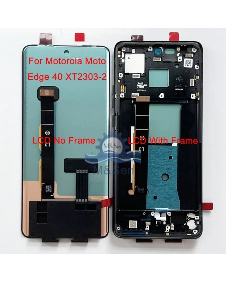 DISPLAY MOTO EDGE 40 PRO ORIGINAL CON MARCO