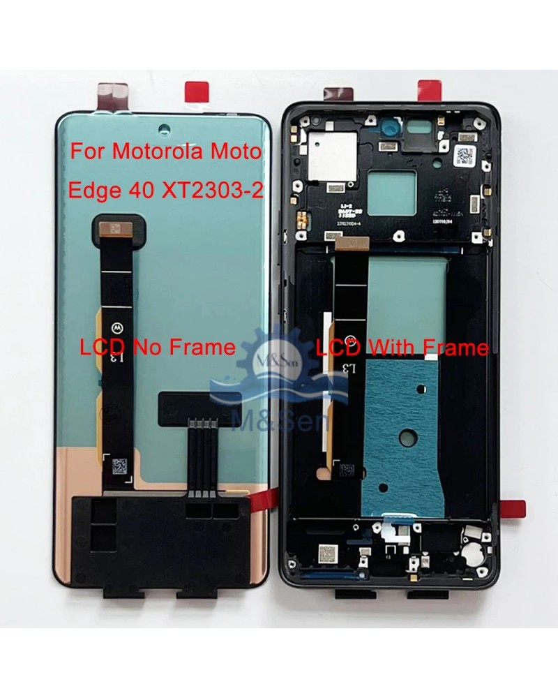 DISPLAY MOTO EDGE 40 PRO ORIGINAL CON MARCO DISPLAY MOTO EDGE 40 PRO ORIGINAL CON MARCO