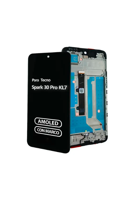 DISPLAY TECNO SPARK 30 PRO ORIGINAL CON MARCO