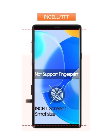 DISPLAY SAMSUNG NOTE 9 INCELL CON MARCO