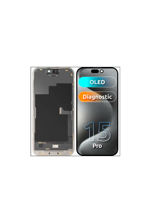 DISPLAY IPHONE 15 OLED DIAGNOSTIC ( REMUEVA PIEZA DESCONOCIDA )