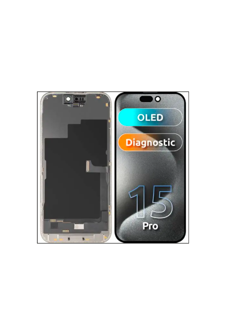 DISPLAY IPHONE 15 OLED DIAGNOSTIC ( REMUEVA PIEZA DESCONOCIDA )