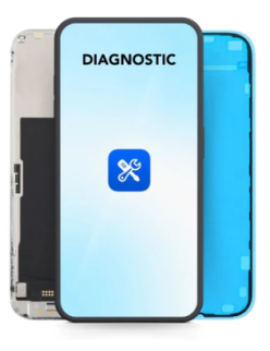 DISPLAY IPHONE 15 PLUS OLED DIAGNOSTIC ( REMUEVA PIEZA DESCONOCIDA )