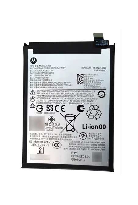 BATERIA MOTOROLA RB52 ORIGINAL MOTO G56