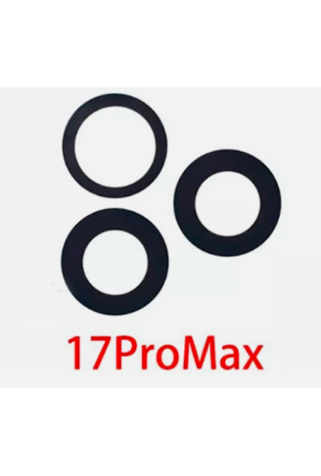 SET CRISTAL DE CAMARAS TRASERA PARA IPHONE 17 PRO / 17 PRO MAX