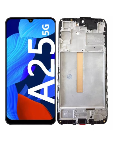 DISPLAY SAMSUNG A25 ORIGINAL CON MARCO