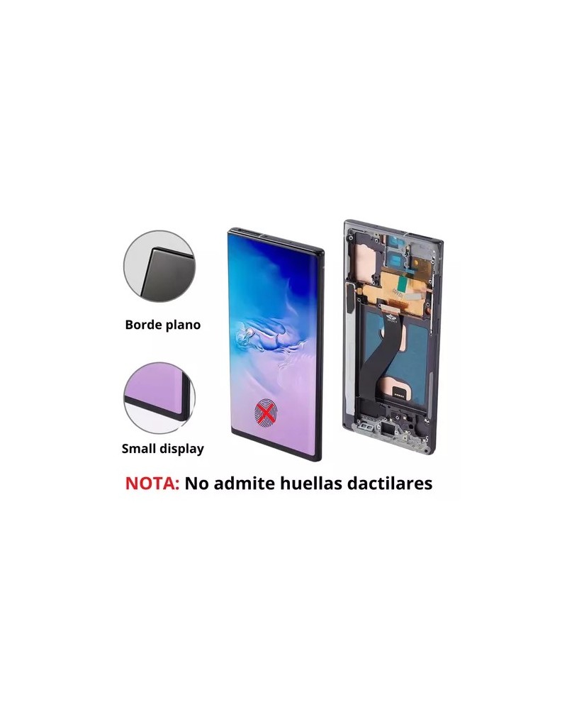 DISPLAY SAMSUNG NOTE 10 INCELL CON MARCO