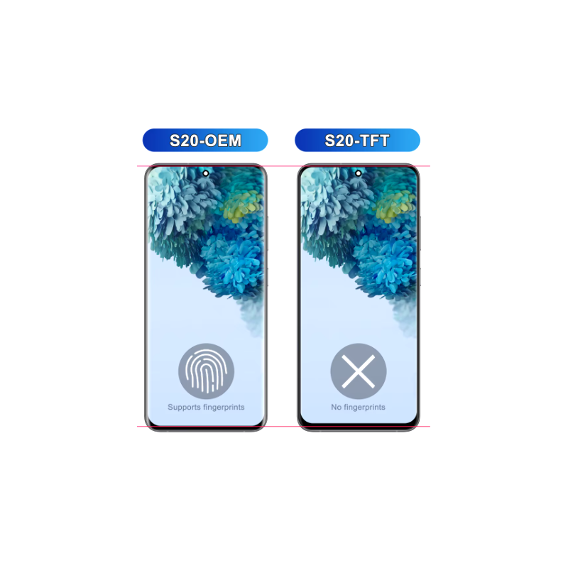 DISPLAY SAMSUNG S20 OLED CON MARCO