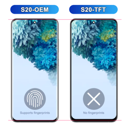 DISPLAY SAMSUNG S20 4G OLED CON MARCO