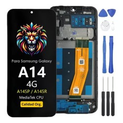 DISPLAY SAMSUNG A14 4G A145M ORIGINAL CON MARCO