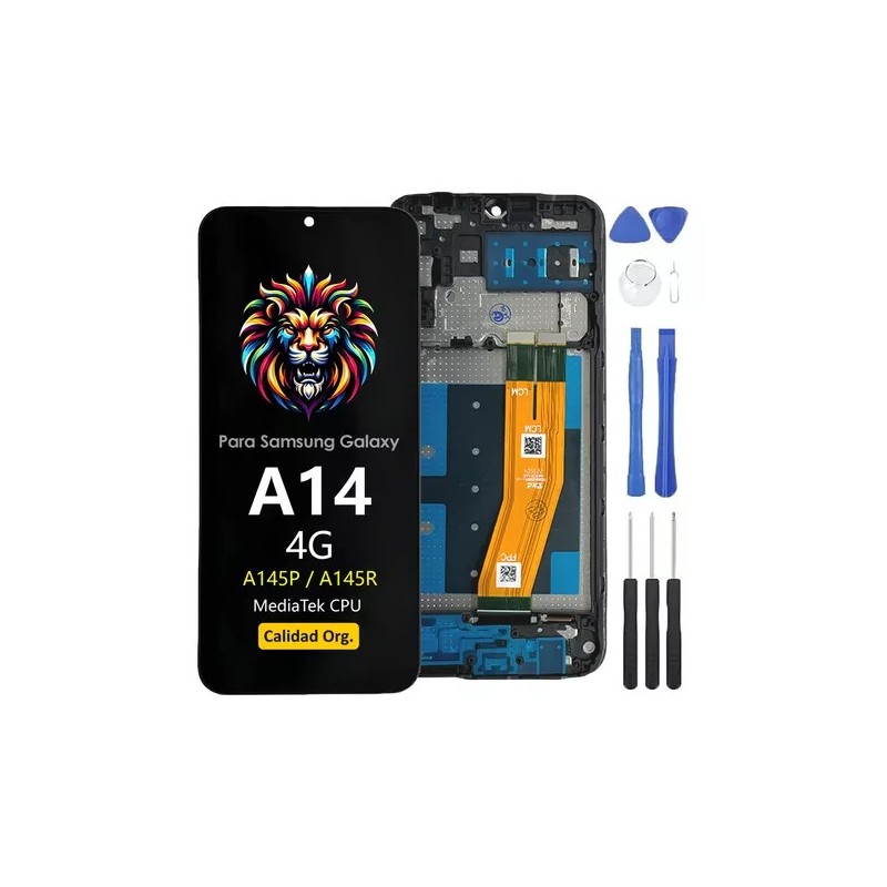 DISPLAY SAMSUNG A14 4G A145M ORIGINAL CON MARCO DISPLAY SAMSUNG A14 4G A145M ORIGINAL CON MARCO