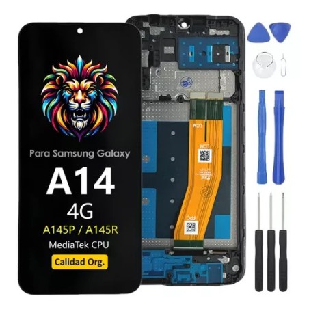 DISPLAY SAMSUNG A14 4G A145M ORIGINAL CON MARCO