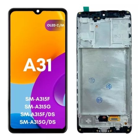 DISPLAY SAMSUNG A31OLED CON MARCO