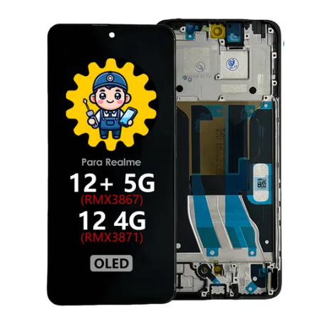 DISPLAY REALME 12 4G / REALME 12 PLUS 5G OLED CON MARCO
